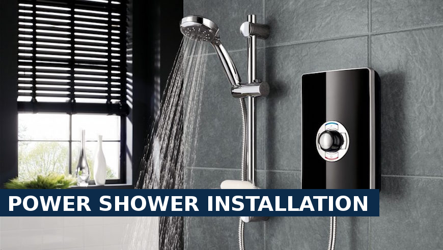 Power shower installation Epsom